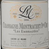 路西安僧侣酒庄安倍滋（夏山-蒙哈榭一级园）白葡萄酒(Lucien Le Moine Les Embrazees, Chassagne-Montrachet 1er Cru, France)