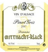 米特·克拉克酒莊灰皮諾干白葡萄酒(Domaine Mittnacht-Klack Pinot Gris, Alsace, France)