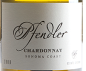 普芬德勒酒莊霞多麗干白葡萄酒(Pfendler Vineyards Chardonnay, Sonoma Coast, USA)