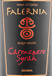 翡冷翠珍藏佳美娜-西拉红葡萄酒(Vina Falernia Reserva Carmenere - Syrah, Elqui Valley, Chile)