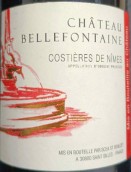 貝拉楓丹城堡紅葡萄酒(Chateau Bellefontaine Rouge, Costieres de Nimes, France)