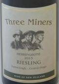 三礦工鯡魚(yú)骨雷司令半甜型白葡萄酒(Three Miners Vineyard Herringbone Riesling, Central Otago, New Zealand)