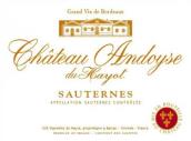 羅曼萊酒莊副牌貴腐甜白葡萄酒(Chateau Andoyse du Hayot, Sauternes, France)