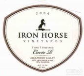 鐵馬T-T特釀R干白葡萄酒(Iron Horse T Bar T Vineyard Cuvee R, Alexander Valley, USA)