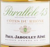 嘉伯樂酒莊平行45白葡萄酒(Paul Jaboulet Aine Parallele 45 Blanc, Cotes du Rhone, France)