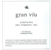 巴勃羅酒莊大維烏歌海娜紅葡萄酒(Vinedos y Bodegas Pablo Gran Viu Garnacha del Terreno, Carinena, Spain)