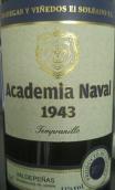 維妮多酒莊旗艦1943丹魄紅葡萄酒(Bodegas y Vinedos El Soleado Academia Naval 1943 Temprnillo, Valdepenas, Spain)