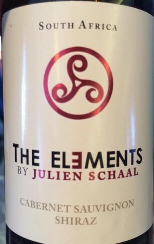 julien schaal the elements cabernet sauvignon shiraz, stellenbos