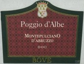 Vinicola Bove Poggio d'Albe Montepulciano d'Abruzzo, Abruzzo, Italy