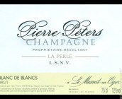 皮埃爾皮特珍珠特釀霞多麗白中白香檳(Champagne Pierre Peters Cuvee La Perle Chardonnay, Cote des Blancs, France)