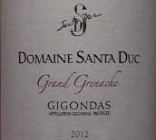 圣杜卡酒庄歌海娜红葡萄酒(Domaine Santa Duc Grand Grenache, Gigondas, France)