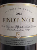 胡佳斯酒庄黑皮诺干红葡萄酒(Domaine de Regusse Pinot Noir, Alpes de Haute Provence, France)