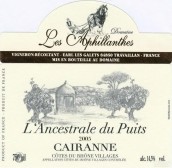 阿菲蘭塞斯酒莊蘭瑟斯特勒普伊園紅葡萄酒(Domaine Les Aphillanthes L'Ancestrale du Puits, Cairanne, France)