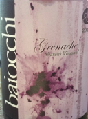 白奧奇酒莊歌海娜紅葡萄酒(Baiocchi Wines Grenache, California, America)