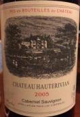 歐特里夫酒莊赤霞珠紅葡萄酒(Chateau Hauterivian Cabernet Sauvignon, Pauillac, France)