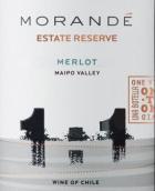 莫任得莊園珍藏梅洛紅葡萄酒(Morande Estate Reserve Merlot, Maipo Valley, Chile)