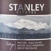 思坦利酒莊灰皮諾白葡萄酒(Stanley Estates Pinot Gris, Marlborough, New Zealand)