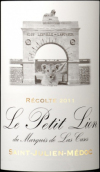 雄狮酒庄副牌（小雄狮）红葡萄酒(Le Petit Lion du Marquis de Las Cases, Saint-Julien, France)