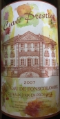 豐斯科隆布酒莊特釀桃紅葡萄酒(Chateau de Fonscolombe Cuvee Prestige Rose, Coteaux d'Aix-en-Provence, France)