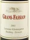 Grans Fassian Leiwener Klostergarten Riesling Eiswein, Mosel, Germany