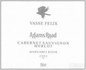 菲歷士亞當(dāng)路赤霞珠-梅洛干紅葡萄酒(Vasse Felix Adams Road Cabernet Sauvignon - Merlot, Margaret River, Australia)