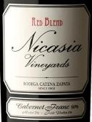 卡帝娜尼卡西亞園品麗珠混釀紅葡萄酒(Bodega Catena Zapata Nicasia Vineyards Red Blend Cabernet Franc, Mendoza, Argentina)