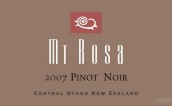 洛薩山黑皮諾干紅葡萄酒(Mt Rosa Pinot Noir, Central Otago, New Zealand)