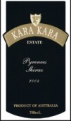 卡拉卡拉庇里牛斯珍藏西拉干紅葡萄酒(Kara Kara Estate Pyrenees Shiraz Reserve, Victoria, Australia)