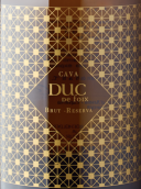 科維德斯酒莊杜克福瓦特別珍藏極干型卡瓦起泡酒(Covides Duc de Foix Reserva Especial Brut Cava, Catalonia, Spain)