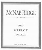 McNab Ridge Merlot, Mendocino, USA