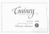 蓋尼限量精選西拉干紅葡萄酒(Gainey Limited Selection Syrah, Sta Rita Hills, USA)