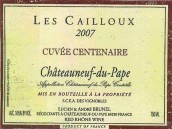 凯优酒庄百年特酿红葡萄酒(Les Cailloux Cuvee Centenaire, Chateanurf-du-Pape, France)