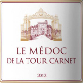 拉圖嘉利城堡梅多克干紅葡萄酒(Le Medoc De La Tour Carnet , Medoc, France)