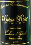 野薔薇赤霞珠波特酒(Briar Rose Winery Cabernet Port, Temecula Valley, USA)