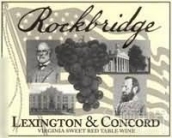 巖石橋康科德干白葡萄酒(Rockbridge Vineyard Lexington & Concord, Virginia, USA)