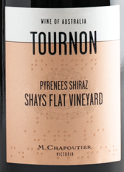 莎普蒂爾酒莊多羅沙伊平地園設(shè)拉子紅葡萄酒(M. Chapoutier Domaine Tournon Shays Flat Vineyard Shiraz, Pyrenees, Australia)