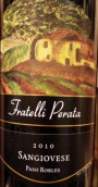 弗拉特利·佩拉塔酒莊桑嬌維塞干紅葡萄酒(Fratelli Perata Winery Sanviovese, Paso Robles, USA)