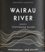 維拉河酒莊珍藏長相思白葡萄酒(Wairau River Reserve Sauvignon Blanc, Marlborough, New Zealand)