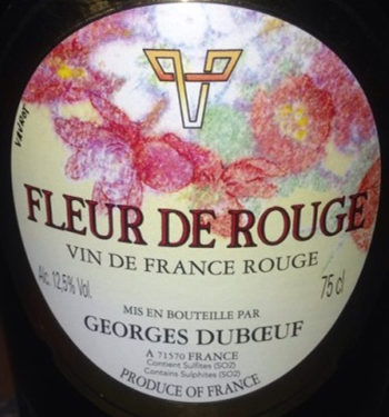 georges duboeuf fleur de rouge, vin de france紅酒評分|葡萄酒評分