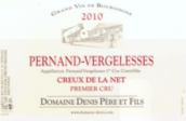 丹尼斯父子酒莊克勒（佩爾南-韋熱萊斯一級(jí)園）紅葡萄酒(Domaine Denis Pere et Fils Creux de la Net, Pernand-Vergelesses Premier Cru, France)