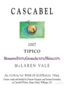 響尾蛇酒莊經典紅葡萄酒(Cascabel Tipico, McLaren Vale, South Australia)