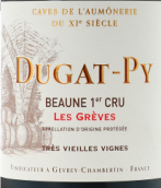 杜加酒庄格雷夫（伯恩一级园）老藤红葡萄酒(Domaine Dugat-Py Les Greves Vieilles Vignes, Beaune 1er Cru, France)
