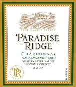 天堂橋長(zhǎng)澤園霞多麗干白葡萄酒(Paradise Ridge Nagasawa Vineyard Chardonnay, Sonoma County, USA)