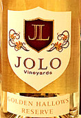 霍洛酒莊金哈洛斯珍藏干白葡萄酒(Jolo Vinyards Golden Hallows Reserve,  North Carolina, USA)