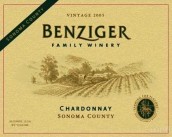 本齊格霞多麗（索諾瑪村）干白葡萄酒(Benziger Family Winery Sonoma County Chardonnay, Sonoma Valley, USA)