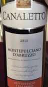 卡納萊托阿布魯佐蒙特布查諾干紅葡萄酒(Canaletto Montepulciano d'Abruzzo, Veneto, Italy)