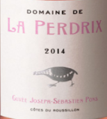 松雞酒莊JS-Pons混釀桃紅葡萄酒(Domaine De La Perdrix Cuvee Joseph-Sebastien Pons Rose, Roussillon, France)