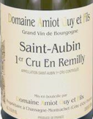 蓋伊·阿米奧父子酒莊瑞米莉（圣歐班一級園）白葡萄酒(Domaine Guy Amiot et Fils En Remilly Blanc, Saint-Aubin Premier Cru, France)