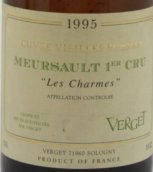 維爾戈酒莊香牡（默爾索一級(jí)園）白葡萄酒(Verget Charmes, Meursault Premier Cru, France)