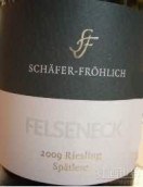 Schafer-Frohlich Bockenauer Felseneck Riesling Spatlese Trocken, Nahe, Germany